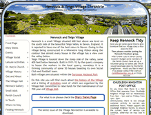 Tablet Screenshot of hennock.org.uk